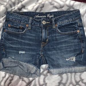 American eagle jean shorts
